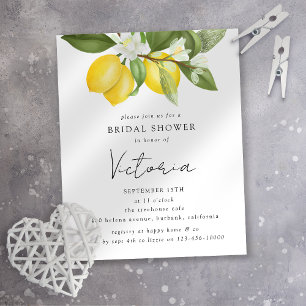 Invitation de Citrus Lemons Bridal Show
