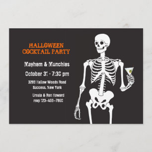 Invitation de cocktail de Halloween