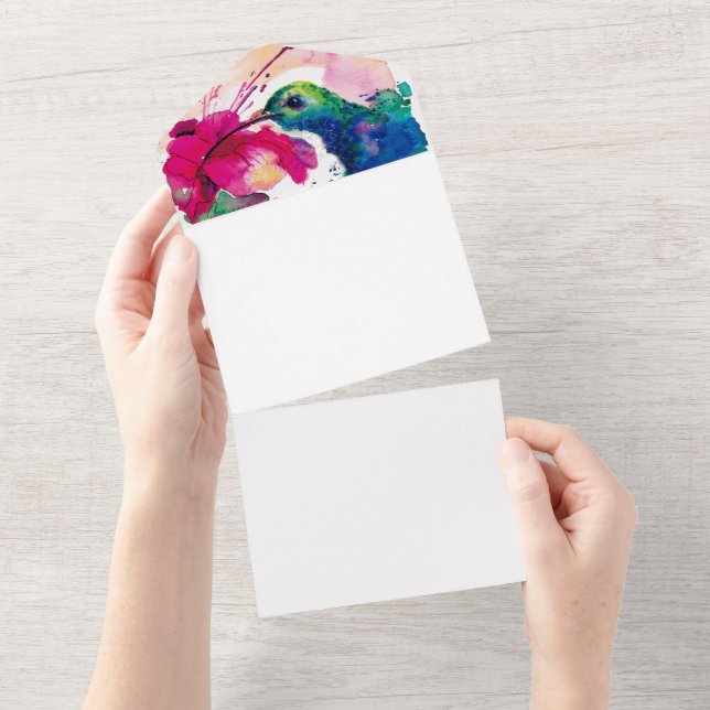 invitation de colibri (Déchirure)