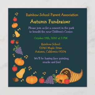 Invitation de collecte de fonds d'automne