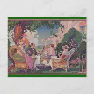 Invitation de collecte de pelouse vintage