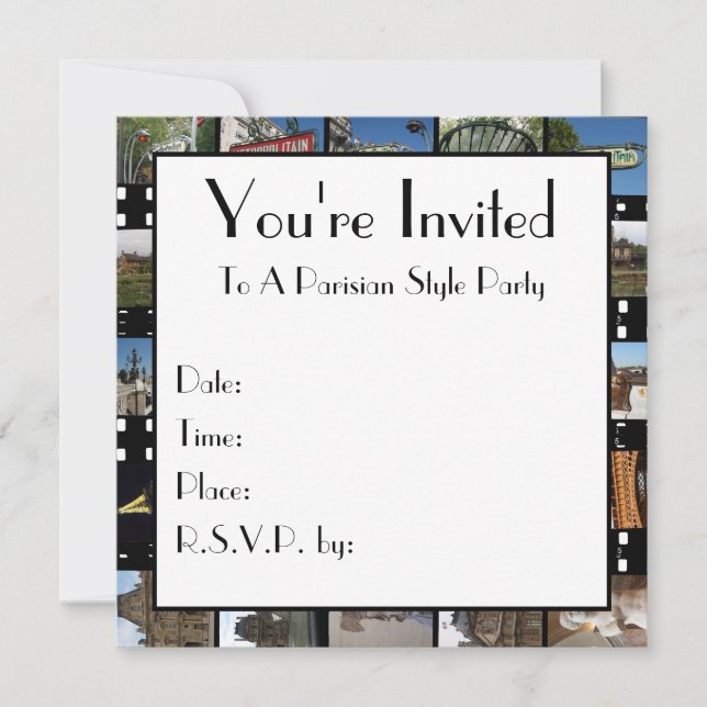 Invitation de collections de Paris (Devant)