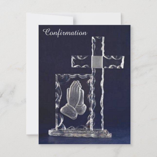Invitation de confirmation (Devant)