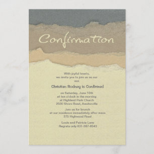 Invitation de confirmation de la coupe du bord