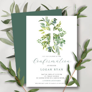 Invitation de confirmation de sérénité Eucalyptus