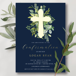 Invitation de confirmation de sérénité Eucalyptus