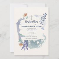 Invitation de confirmation Décontractée Abstraite