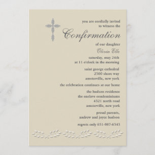 Invitation de confirmation des accents feuille