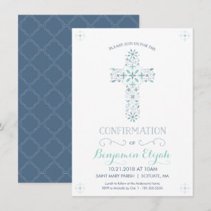 Invitation de confirmation - Invitation catholique