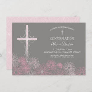 Invitation de confirmation - Invitation de fille a