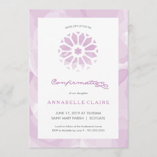 Invitation de confirmation, invitation religieux