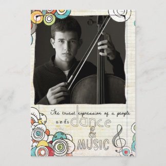 invitation de considérant de musique