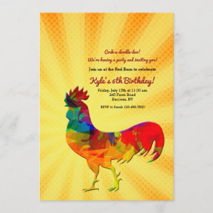 Invitation de coq de matin
