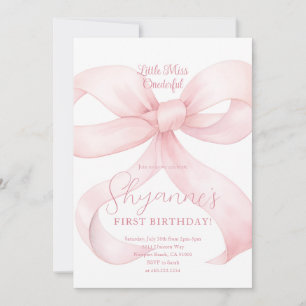 Invitation de Coquette pour l'anniversaire de la f