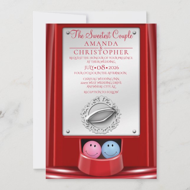 Invitation de couple mariage-le-plus doux (Devant)