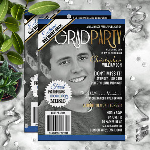 Invitation de couverture du magazine de la fête de