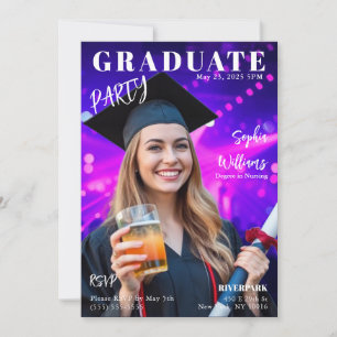 Invitation de couverture du magazine Graduate