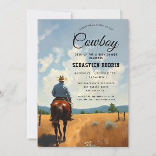 Invitation de cowboy