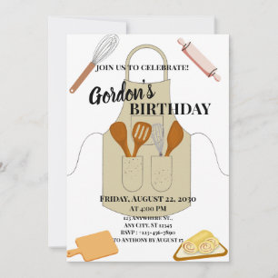 Invitation de cuisine naturelle Chef