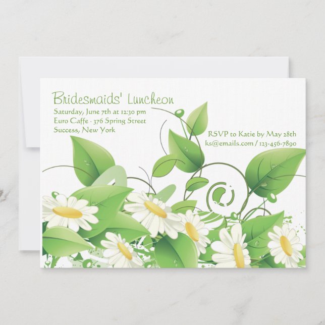 Invitation de Daisy Grunge (Devant)