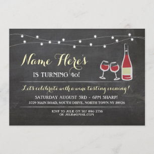 Invitation De Dégustation De Vin Blanc