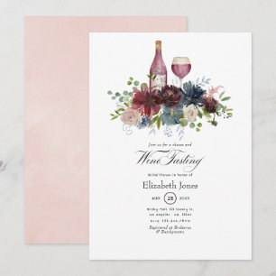 Invitation de dégustation de vin rouge de Bourgogn