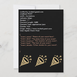 Invitation de demande JSON HTTP