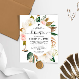 Invitation de description du cadre Magnolia Budget