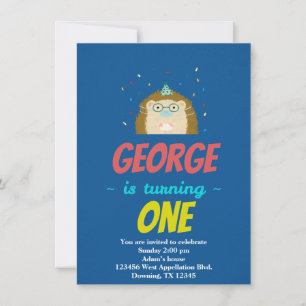 Invitation de dessin sur mesure de Porcupine Confe