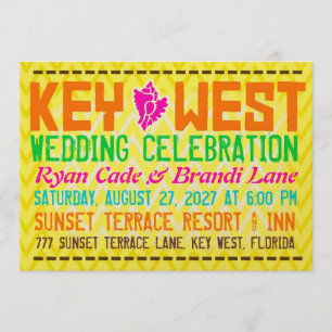 Invitation de destination de KEY WEST