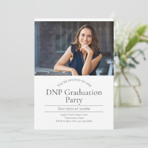 Invitation de deuxième diplôme photo DNP