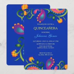 INVITATION DE DIA DE LOS MUERTOS QUINCEAÑERA