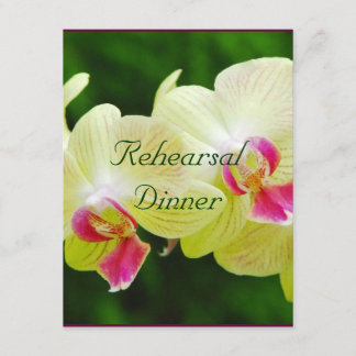 Invitation de dîner de répétition de mariage