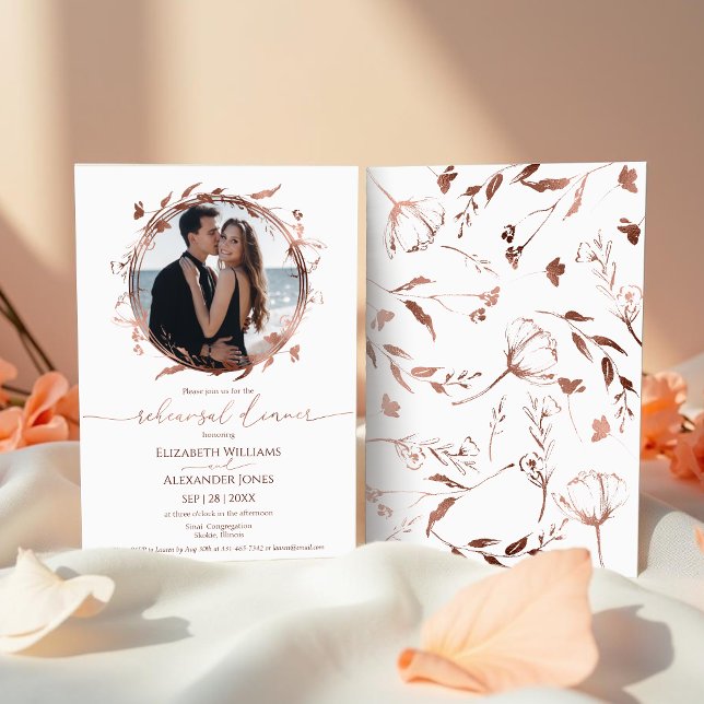 Invitation de dîner de répétition de printemps Wil (Créateur téléchargé)