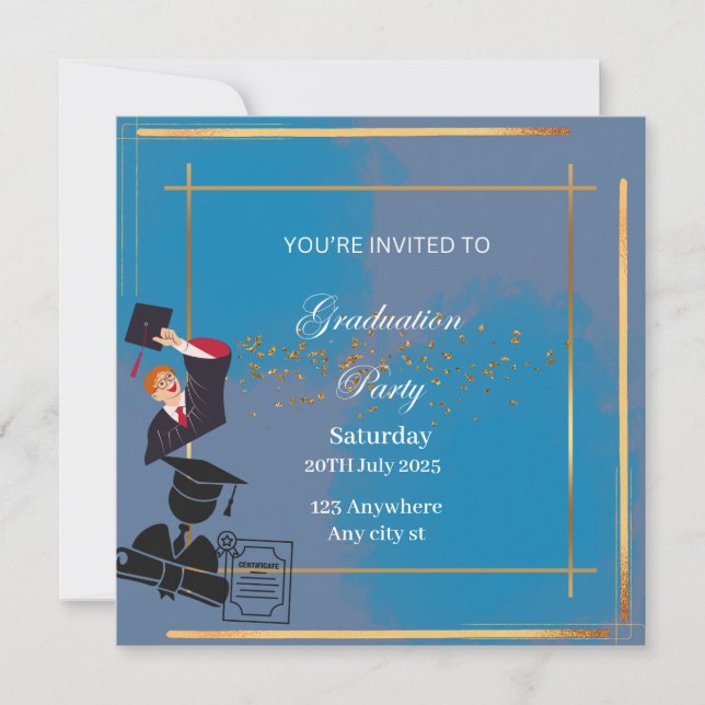 Invitation de diplôme (Devant)