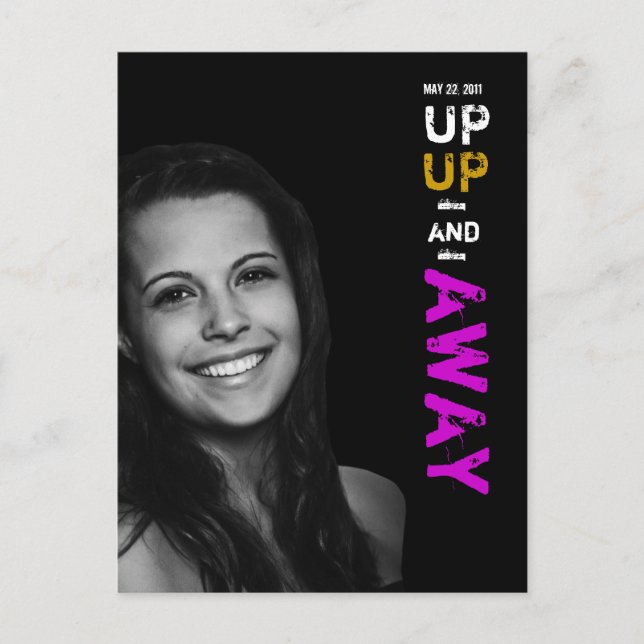 Invitation de diplômes de niveau supérieur et éloi (Devant)