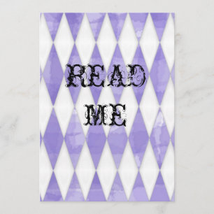 Invitation de douche Alice au pays des merveilles