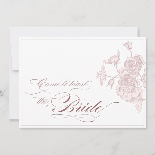 INVITATION DE DOUCHE BRIDAL (Devant)