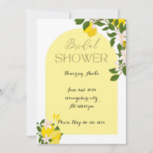 INVITATION DE DOUCHE BRIDAL LIMONCELLO