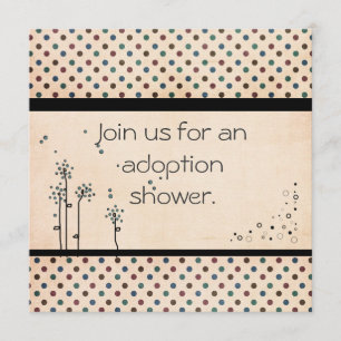 Invitation de douche d'adoption