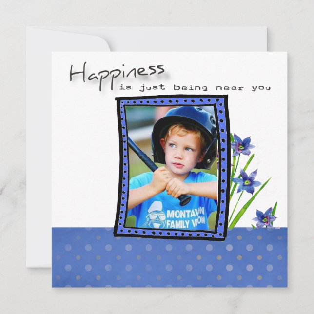 Invitation de douche d'adoption (Devant)