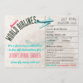 Invitation de douche de DestinationBridal de