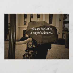 Invitation de douche de Jack et de Jill du couple