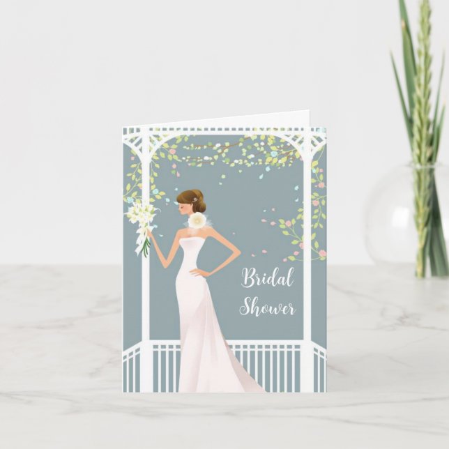Invitation de douche nuptiale (Devant)