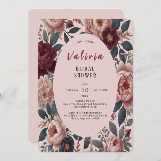 Invitation de douche nuptiale