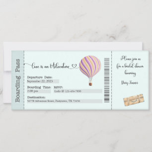Invitation de douche nuptiale, Fête des mariées d'