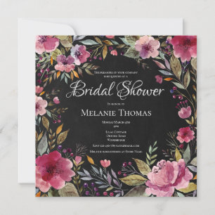 Invitation de douche nuptiale flush