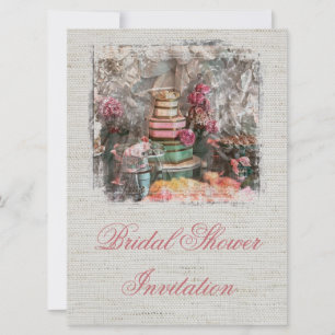 Invitation de douche nuptiale Invitation de gris c