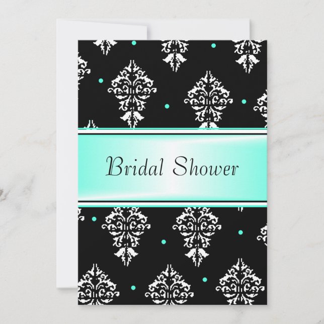 Invitation de douche nuptiale personnalisable (Devant)