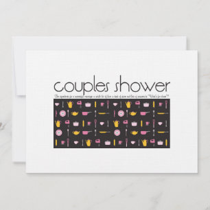 Invitation de douche pour couples - Cuisine